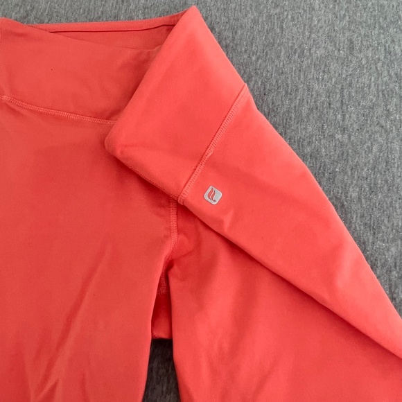 Fabletics Cropped Coral Leggings No Tag / Measures Size Small Hidden Pocket - Picture 4 of 14